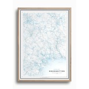 Skoterkarta Norrbotten 50x70cm Dapa Maps